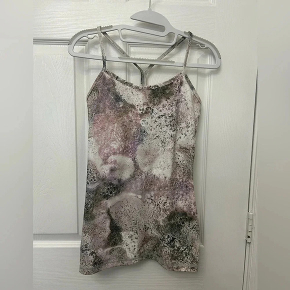 Lululemon Power Y Tank Sz 6 In Sugar Crush Multi - Picture 2 of 5